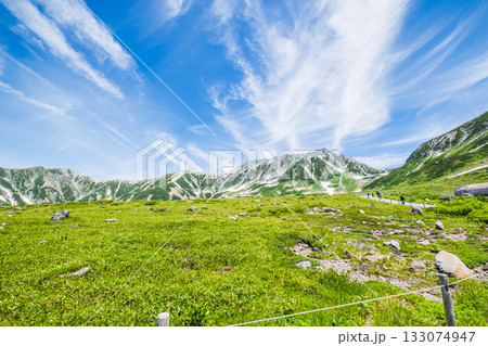 立山連峰の眺望 133074947
