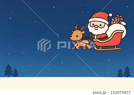 クリスマス　サンタクロース 133074977