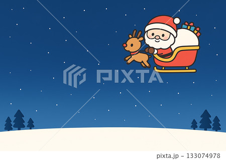 クリスマス　サンタクロース 133074978