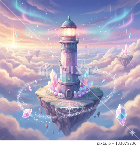 魔法のパステル灯台 133075230