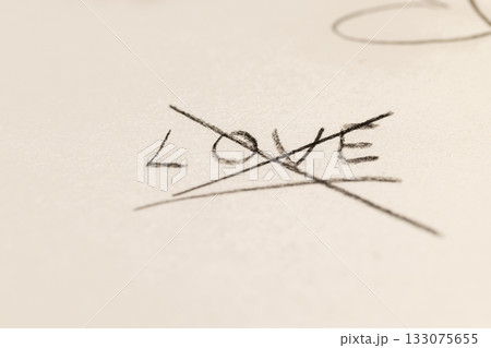 drawing with a black pencil on paper , drawing on paper with a wooden pencil with a black lead 133075655