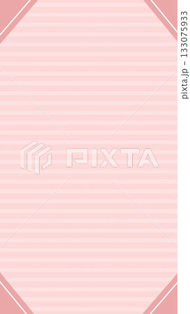 シンプルでかわいいパステルカラーのボーダー背景 シンプルでかわいいパステルカラーのボーダー背景 133075933