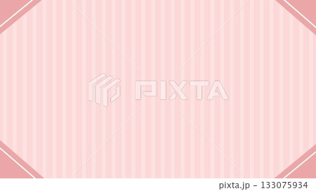 シンプルでかわいいパステルカラーのボーダー背景 133075934