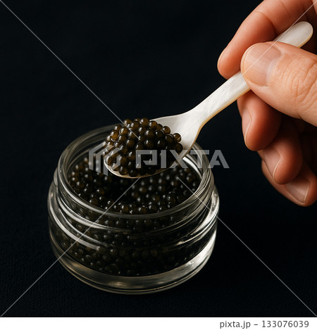 キャビアを掬う キャビアを掬う 133076039