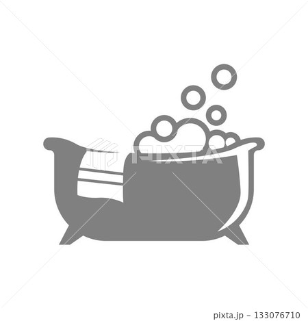 Bathtub logo icon design 133076710