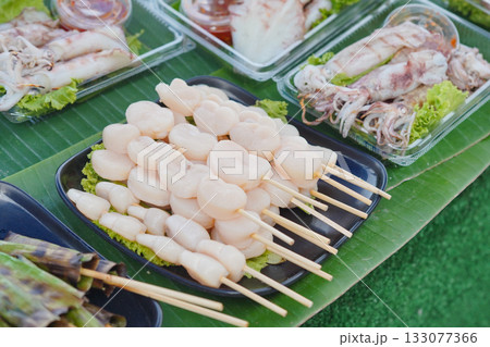 Seafood, Chonburi, fishing village, selling products from the sea, from the villagers to the buyers, Chonburi, Thailand, 5/9/2025 Seafood, Chonburi, fishing village, selling products from the sea, from the villagers to the buyers, Chonburi, Thailand, 5/9/2025 133077366