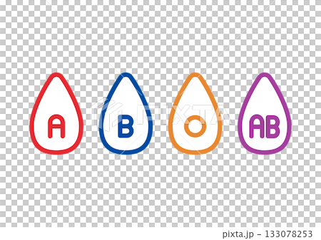 Simple blood type icon Simple blood type icon 133078253