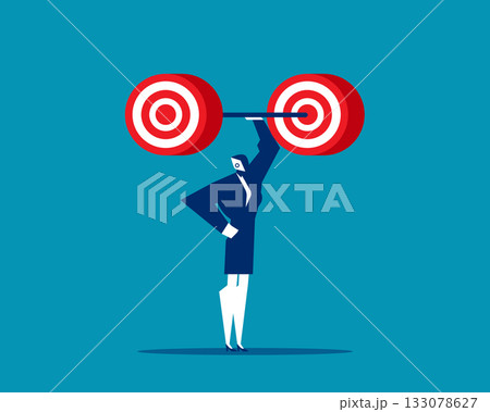 Robot. Artificial intelligence with target weightlifting 133078627