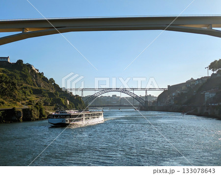 Tourists ship Douro Porto Portugal 133078643