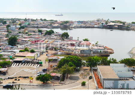Slum favela ghetto. Luanda, Angola Slum favela ghetto. Luanda, Angola 133078793
