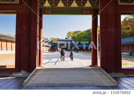 秋のソウル 世界遺産 昌徳宮 秋のソウル 世界遺産 昌徳宮 133078802