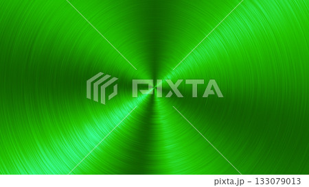 円形の緑色の金属のテクスチャー 133079013