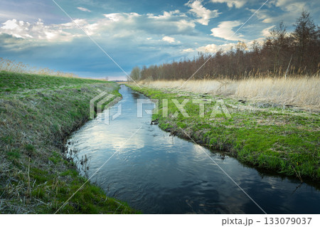 A quiet small river Uherka in Stankow, eastern Poland A quiet small river Uherka in Stankow, eastern Poland 133079037