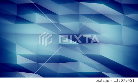 Abstract blue polygon background with faceted triangular gradients, modern digital texture for futuristic design 133079451
