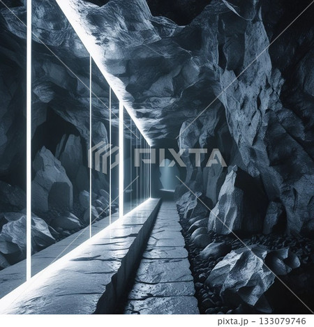岩と光と道 岩と光と道 133079746