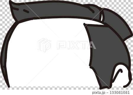 Topknot close-up illustration Topknot close-up illustration 133081081