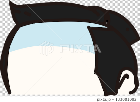 ちょんまげ クローズアップイラスト ちょんまげ クローズアップイラスト 133081082