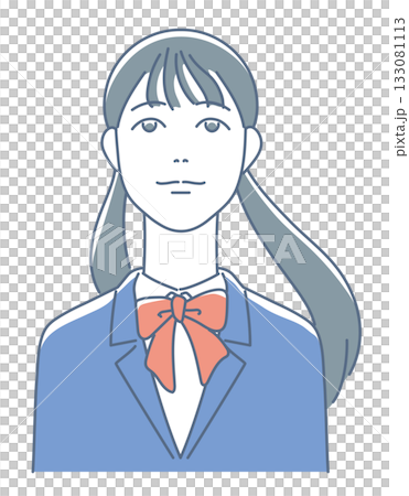 Female student looking up 133081113