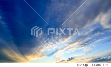 夕空素材 夕空素材 133081186