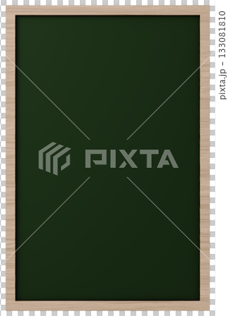 3D素材_フレーム_黒板_長方形 3D素材_フレーム_黒板_長方形 133081810