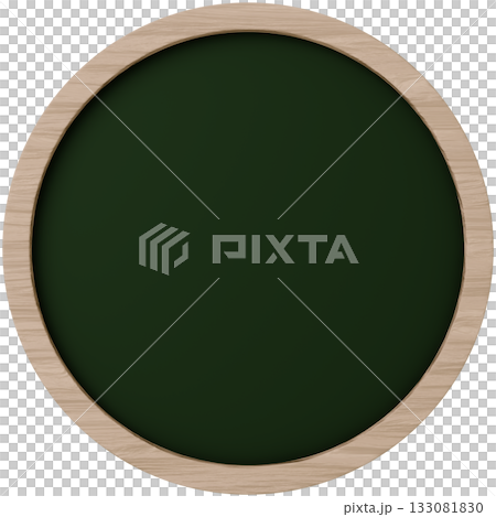 3D Material_Frame_Blackboard_Circle 3D Material_Frame_Blackboard_Circle 133081830