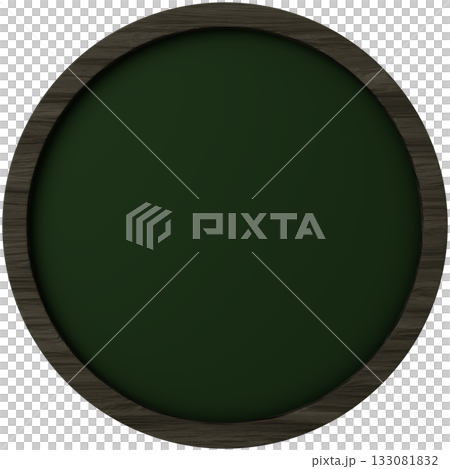 3D Material_Frame_Blackboard_Circle 133081832