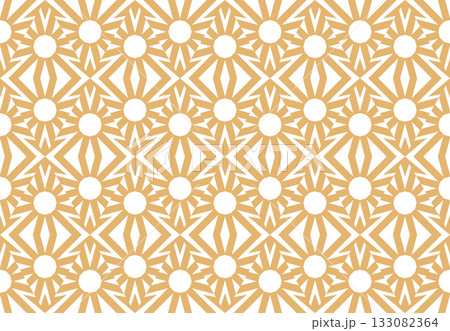 The geometric pattern with lines. Seamless vector background. White and golden texture. Graphic modern pattern. Simple lattice graphic design The geometric pattern with lines. Seamless vector background. White and golden texture. Graphic modern pattern. Simple lattice graphic design 133082364