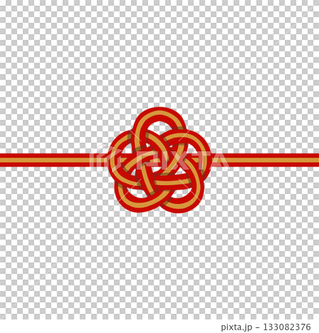 Hand-drawn illustration of Mizuhiki 133082376