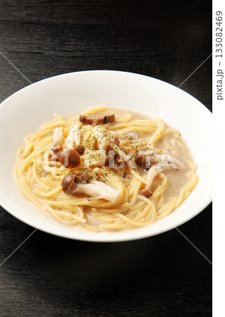 きのこのスープスパゲッティ 133082469