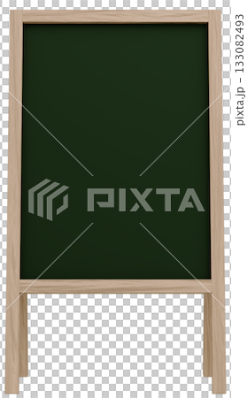 3D素材_フレーム_A看板_ブラウン 3D素材_フレーム_A看板_ブラウン 133082493