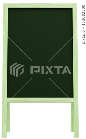 3D素材_フレーム_A看板_黄緑 133082500