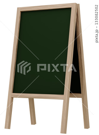 3D素材_フレーム_A看板_ブラウン 3D素材_フレーム_A看板_ブラウン 133082502