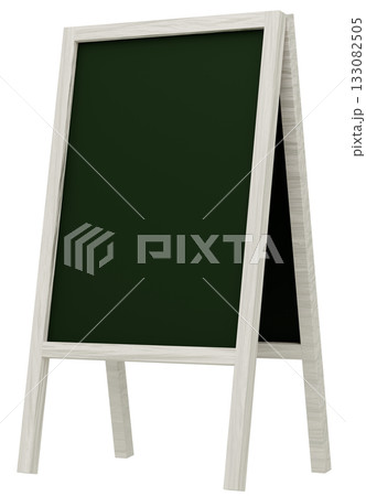 3D素材_フレーム_A看板_白 3D素材_フレーム_A看板_白 133082505