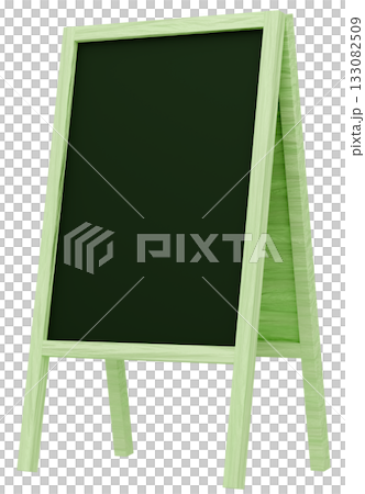 3D Material_Frame_A_Signboard_Yellow-Green 133082509