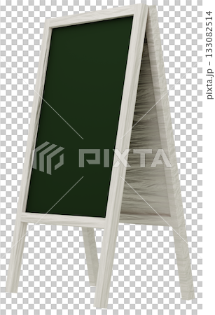 3D素材_フレーム_A看板_白 3D素材_フレーム_A看板_白 133082514