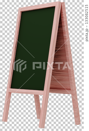 3D素材_フレーム_A看板_ピンク 133082515