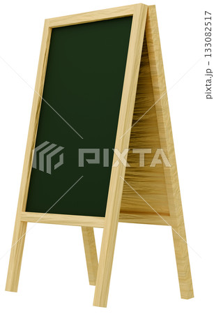 3D素材_フレーム_A看板_黄色 133082517