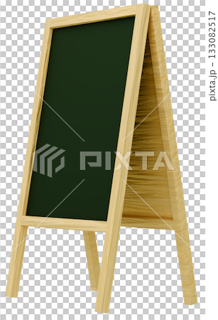 3D素材_フレーム_A看板_黄色 133082517