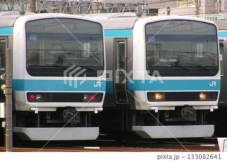 浦和電車区に留置中の京浜東北線209系500番台 浦和電車区に留置中の京浜東北線209系500番台 133082641