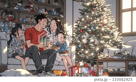 仲良し親子の楽しいクリスマス