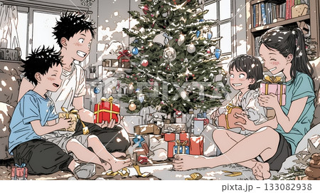 仲良し親子の楽しいクリスマス