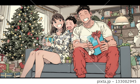 仲良し親子の楽しいクリスマス