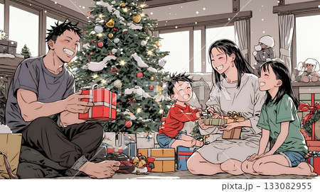 仲良し親子の楽しいクリスマス