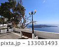 エーゲ海を望む景色の良い広場, フィロステファニ, サントリーニ島, ギリシャ 133083493