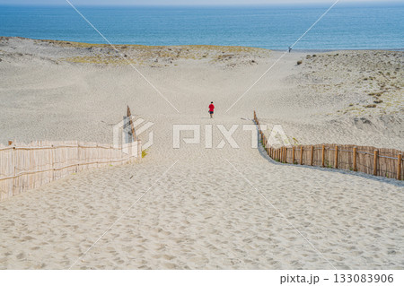 浜松市の中田島砂丘の風景(静岡県) 133083906