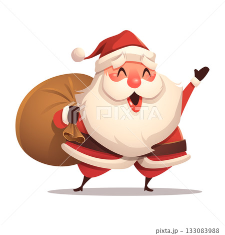 Santa Carrying Sack of Gifts Santa Carrying Sack of Gifts 133083988