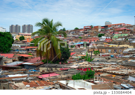 Slum favela  Luanda ghetto Angola 133084404