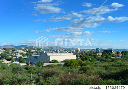Cityscape  skyline Windhoek capital Namibia 133084470