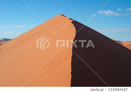 desert sand dunes  Sossusvlei, Namibia 133084487