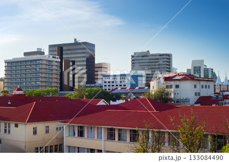 Cityscape  Windhoek city center . Namibia 133084490